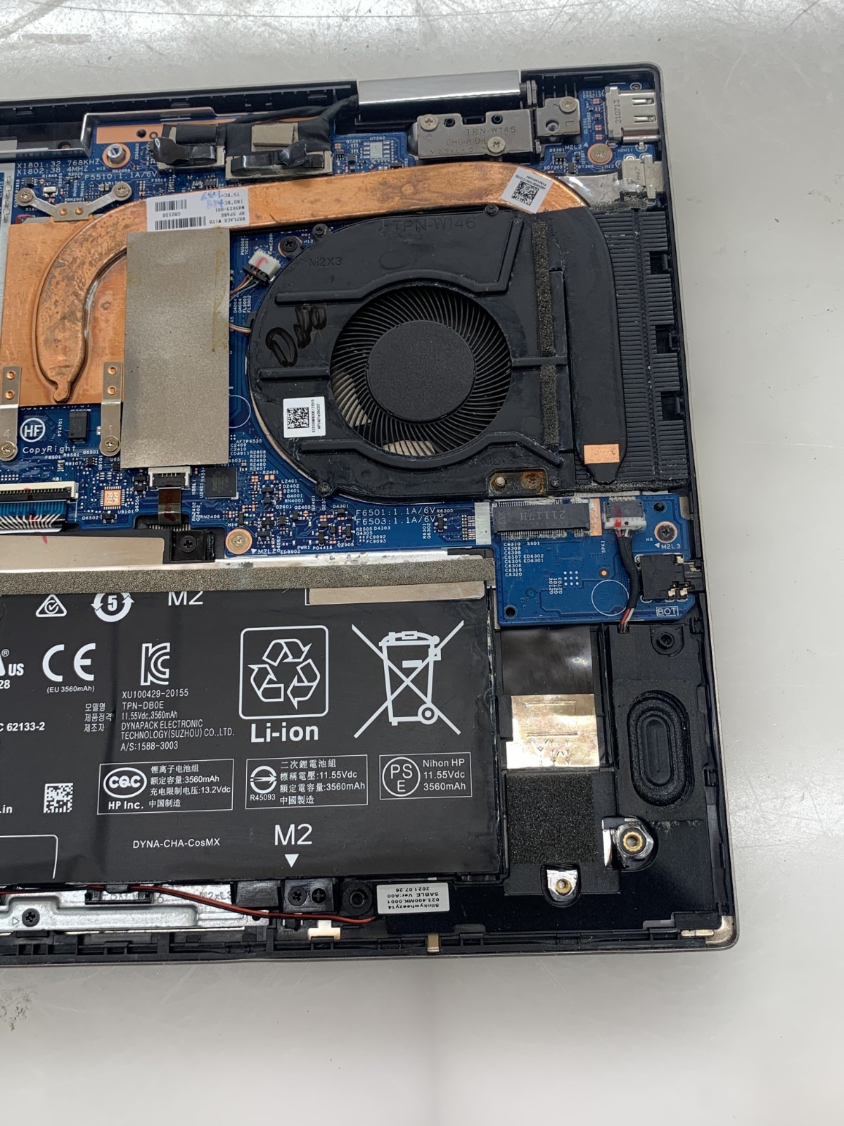 HP PAVILON X360 M i5-1155G7@4.5GHz NO SSD/OS TOUCH *FOR PARTS/REPAIRS