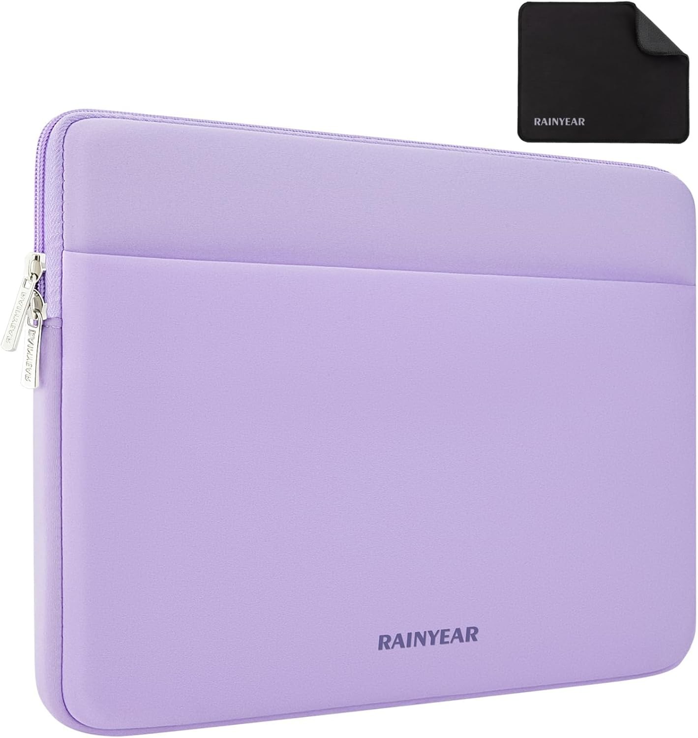 Laptop Sleeve Case 13.3 Inch, Protective Portable Case with Front Pocket, Purple
