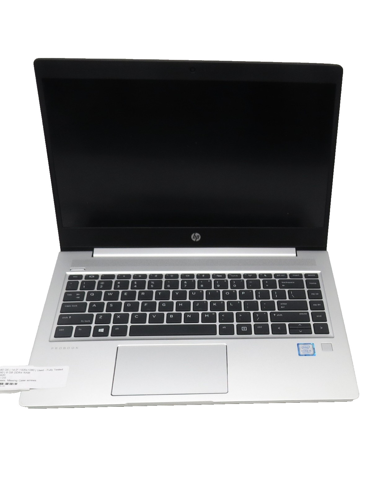 HP ProBook 440 G6 | i5-8265U @ 1.60GHz | 8GB RAM | No SSD/OS/AC