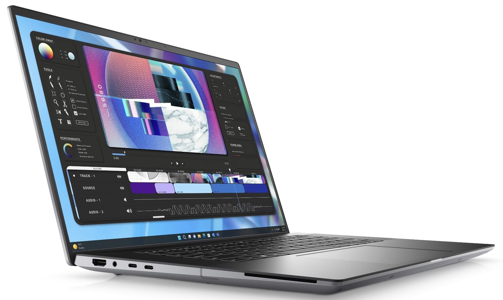 Dell Precision 5680 i7-13700H 32GB DDR5 Memory 2TB SSD 16″ Iris XE WIN11 PRO