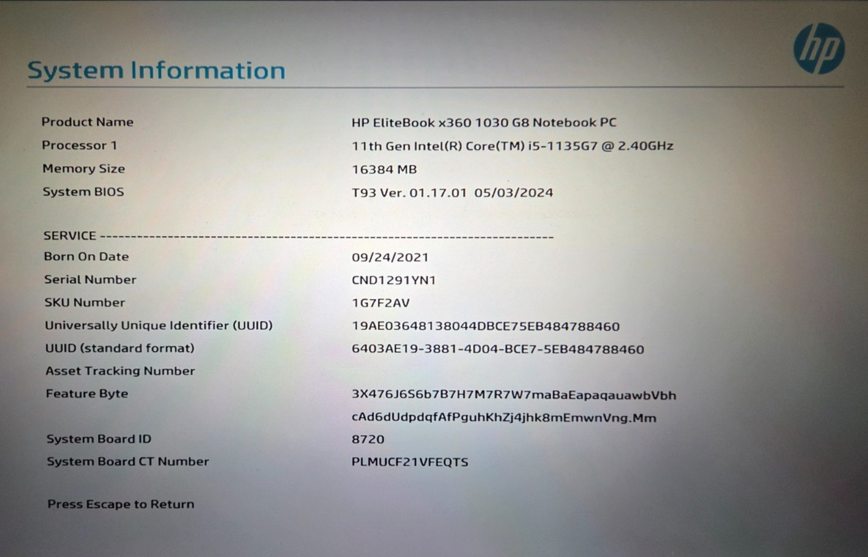 HP EliteBook x360 1030 G8 13.3″ 2-in-1 i5-1135G7 16GB Ram 256gb SSD Win 11 – A
