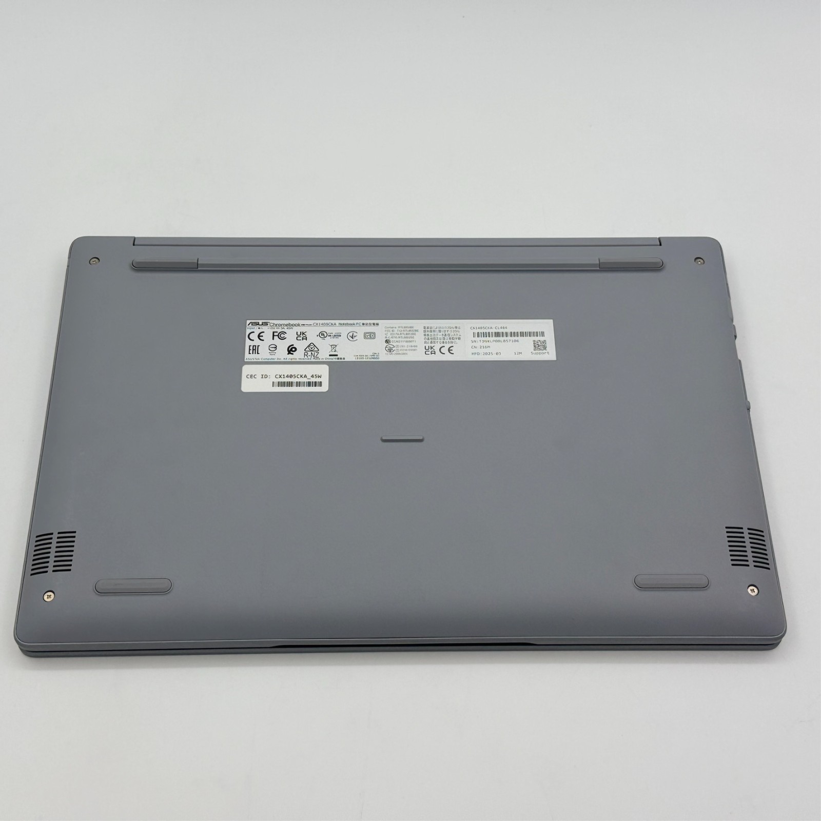 ASUS CX14 14″ FHD IPS Chromebook Intel N4500 4GB 64GB eMMC Grey