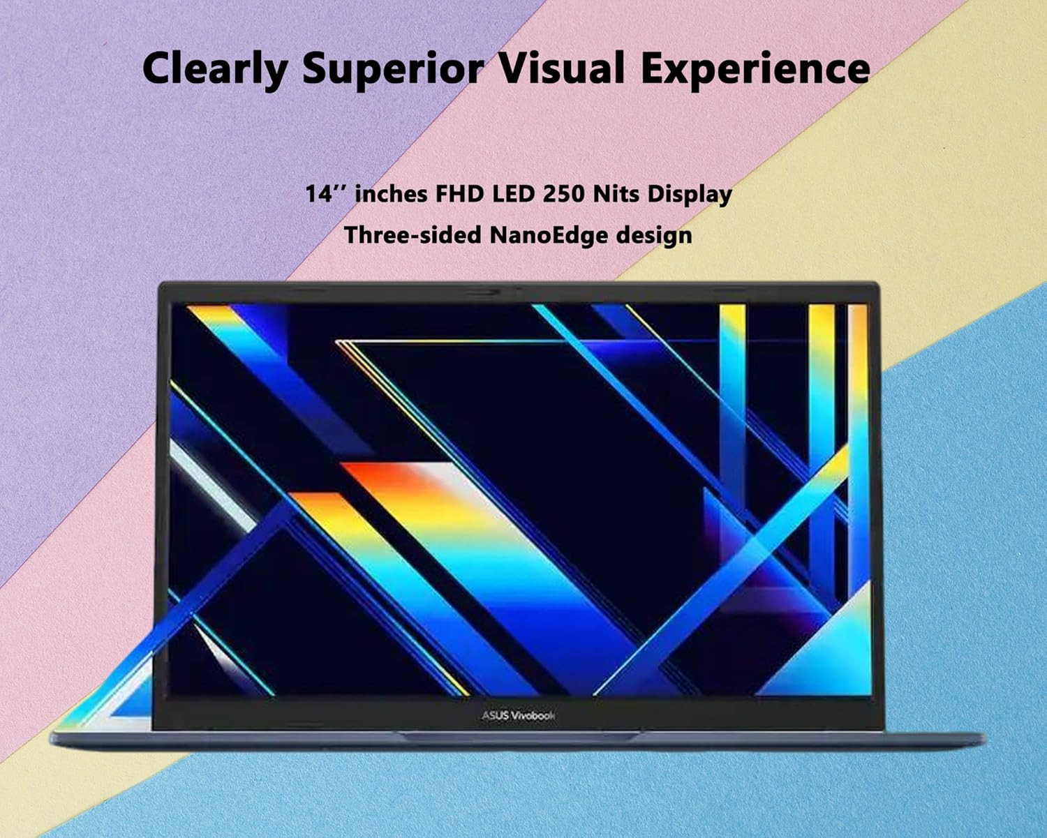 Vivobook 14″ FHD Laptop, 13Th Gen Intel Core I7-1355U(10-Core), 12GB RAM|512GB S