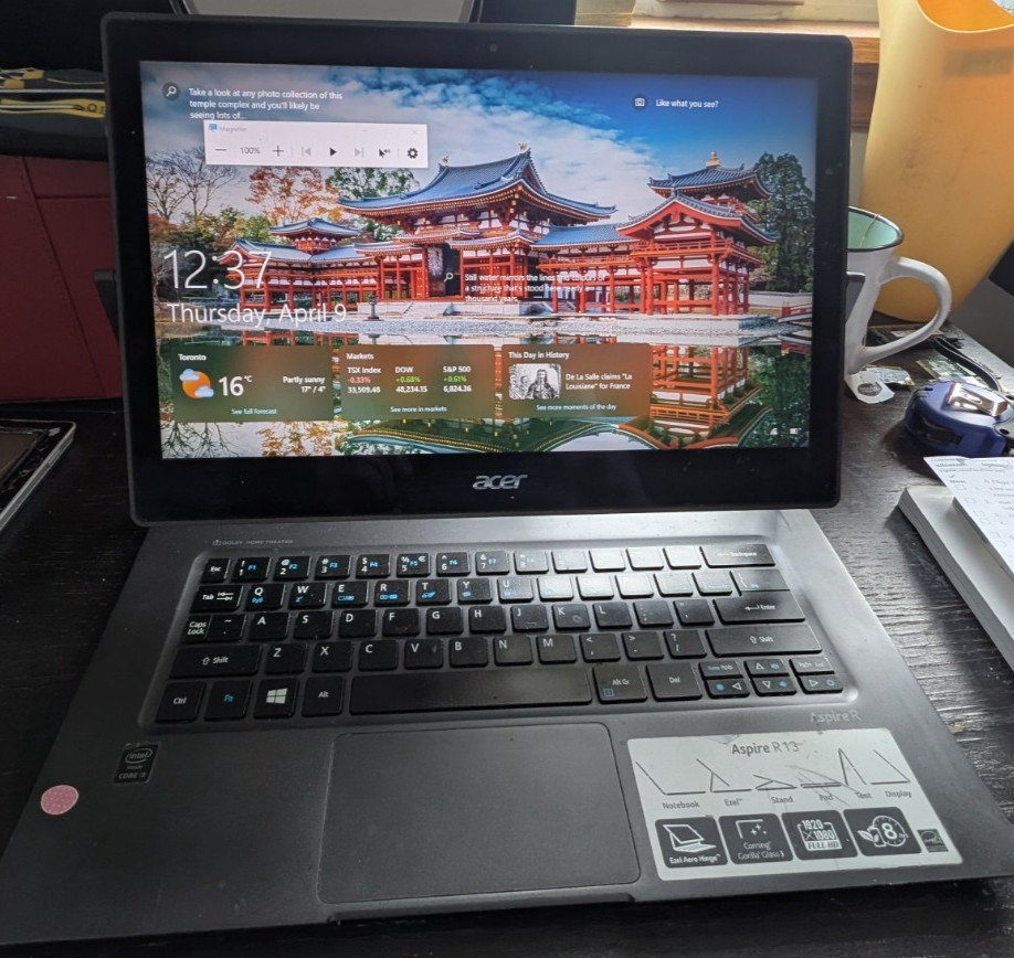 Acer Aspire R7-371T 13″ Touchscreen Intel i5-4210u 8GB RAM 128Gb SSD Windows 10