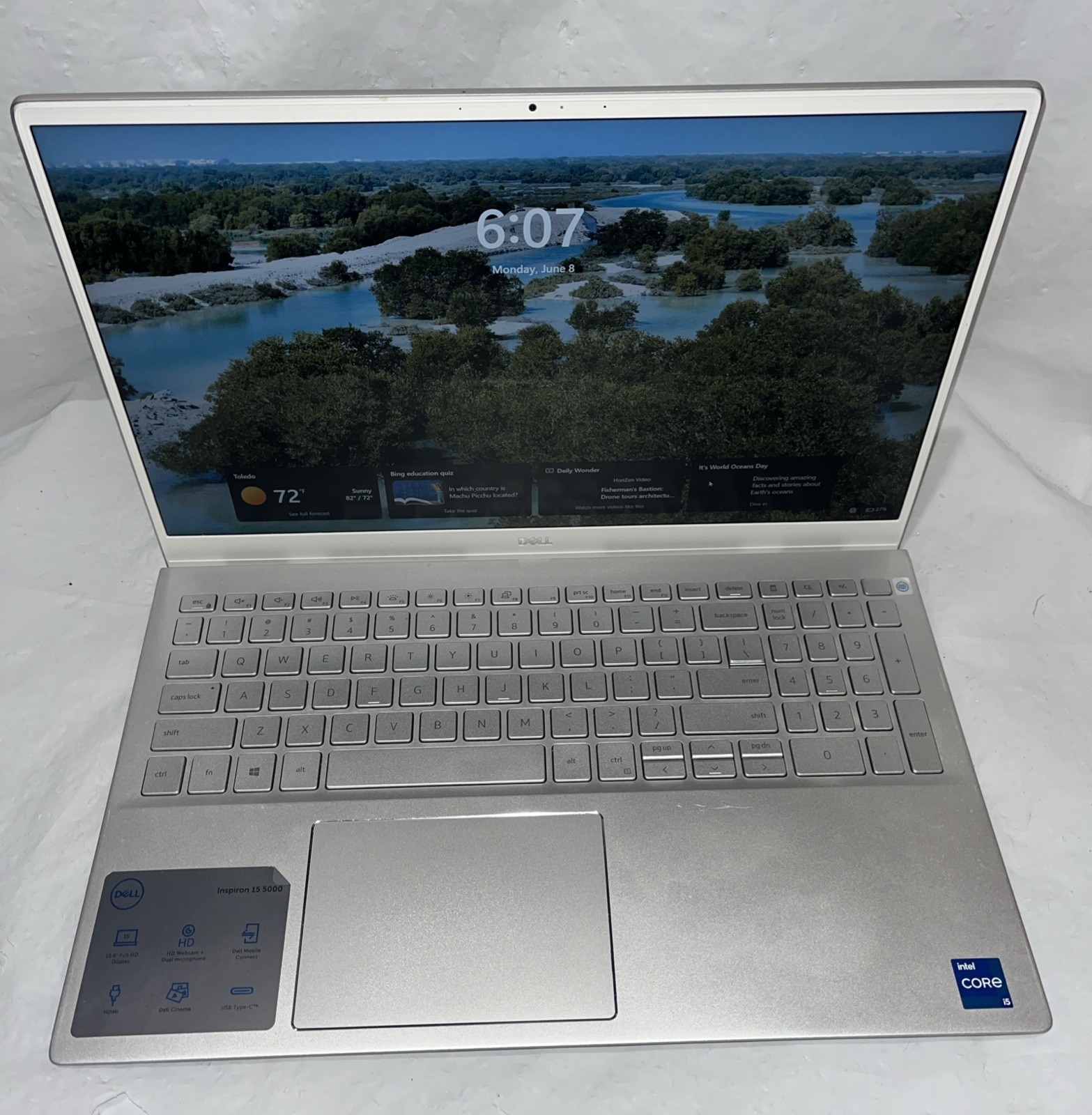 Dell Inspiron 5502 15.6″ i5-1135G7@2.40GHz, 16GB RAM, 256GB M2, W11H *READ