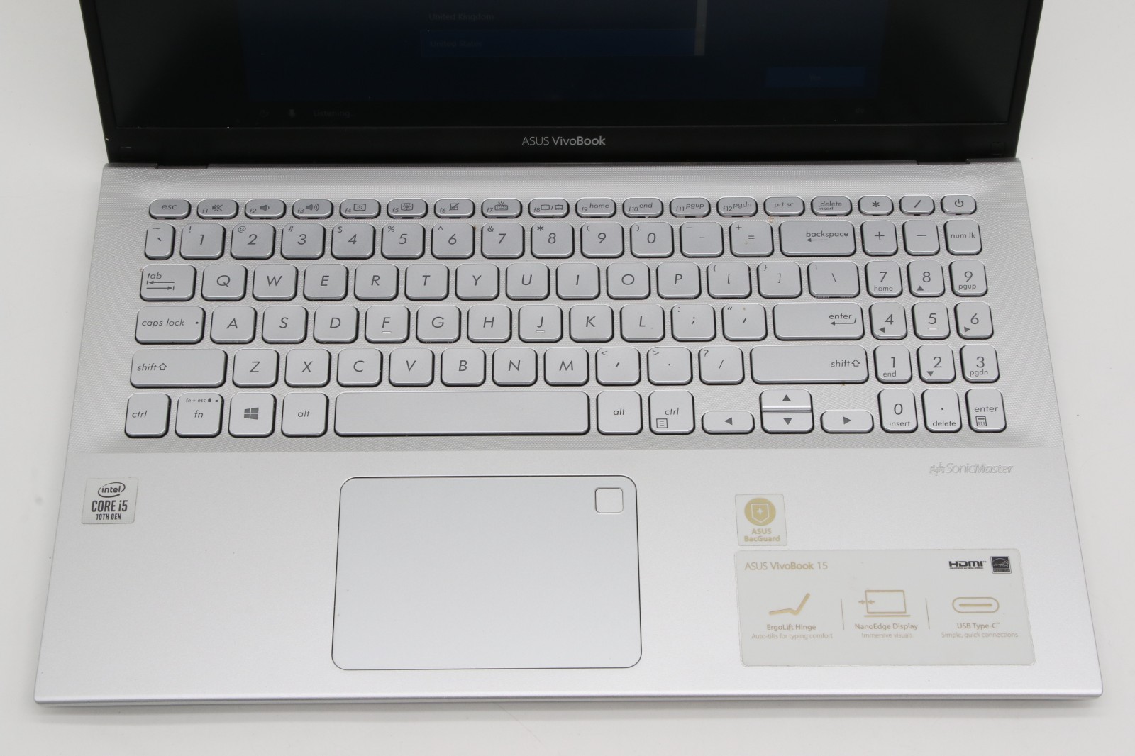 Asus Vivobook 15 F512J 15.6″ i5-1035G1 1.0GHz 12GB RAM 256GB SSD – Silver