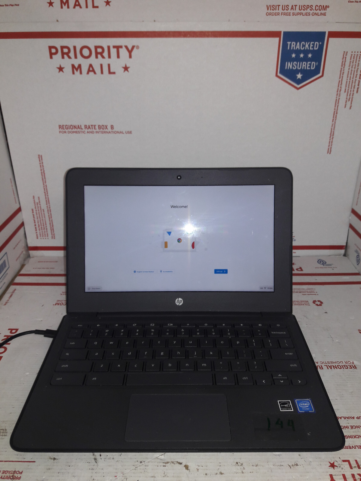 FINAL – HP Chromebook 11A G6 EE 11.6″ AMD A4 4GB RAM 16GB eMMC D-Grade #144
