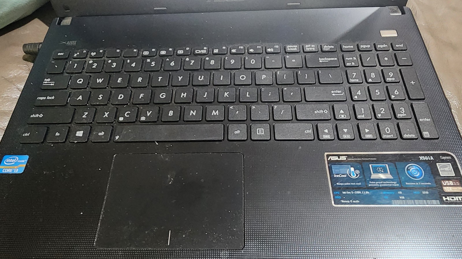Asus X501A 15.6″ HD Laptop 4GB Win-8 Web-Cam