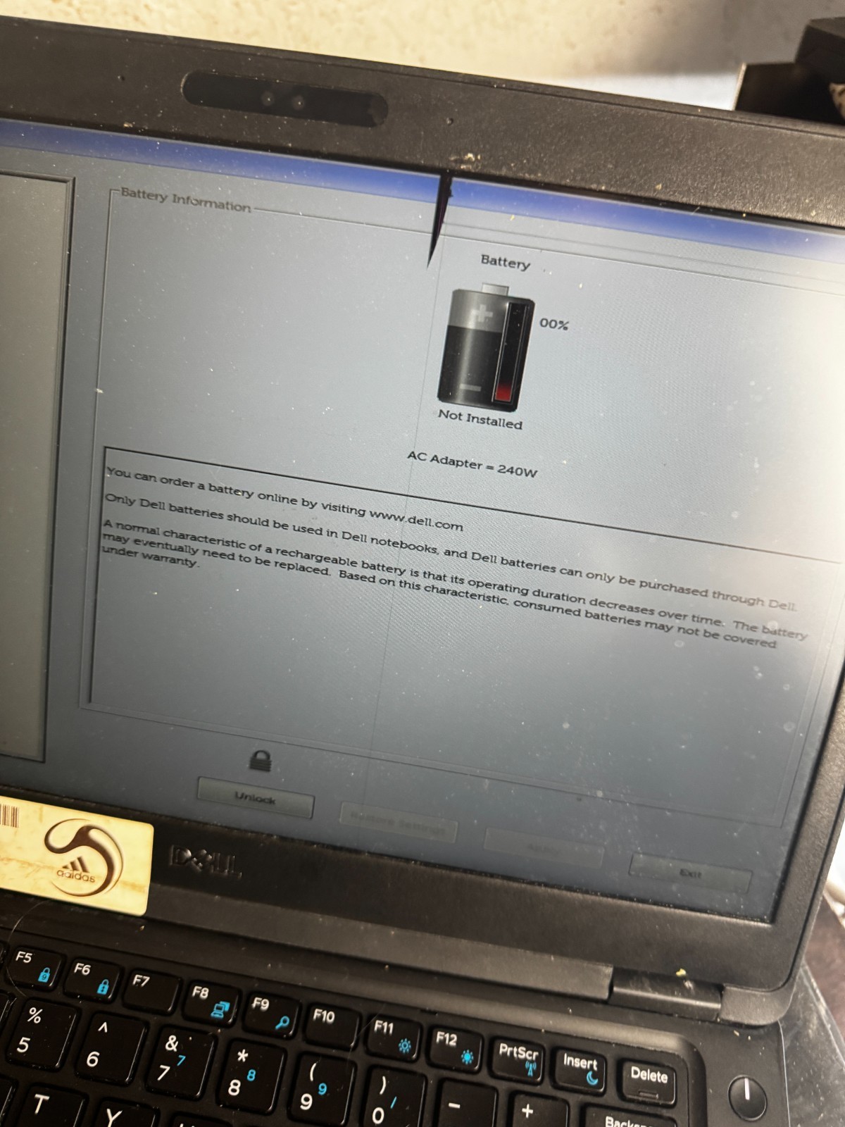 DELL LATITUDE 5490 Laptop w/ Intel Core i5-8350U 8GB RAM Repair #5919