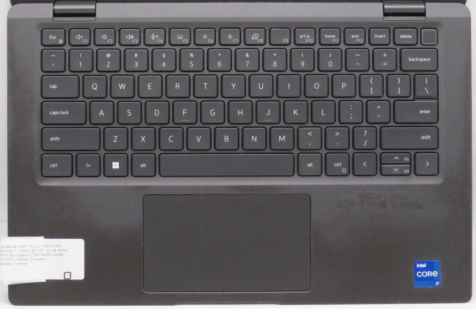 Dell Latitude 7430 touch i7-1265U @ 2.6GHz 32GB DDR4 256GB NVME Win11 Home