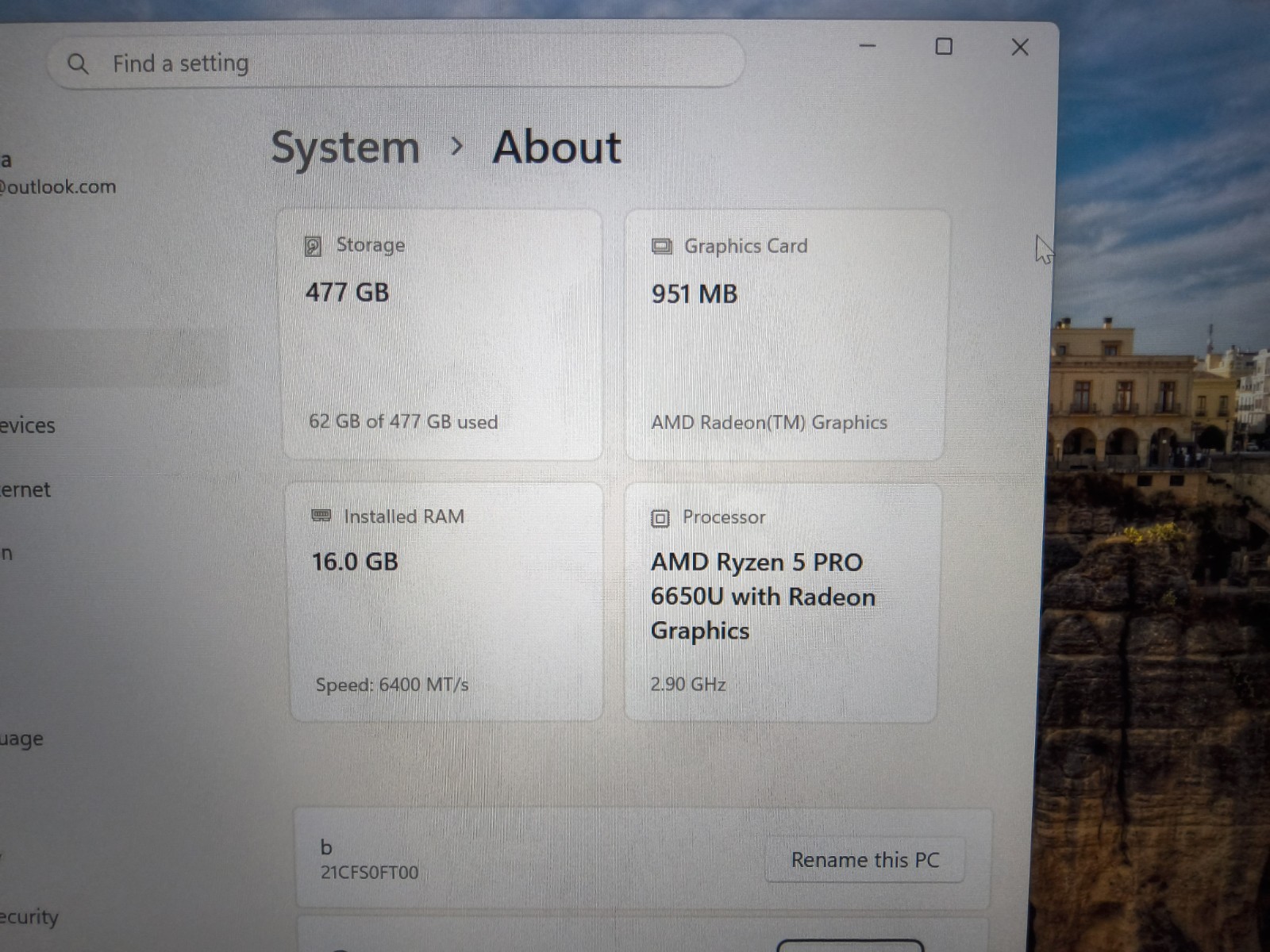 Lenovo ThinkPad T14 Gen 3 14″ 512 GB SSD 16 GB RAM Ryzen 5 Pro 6650U (+ mouse)