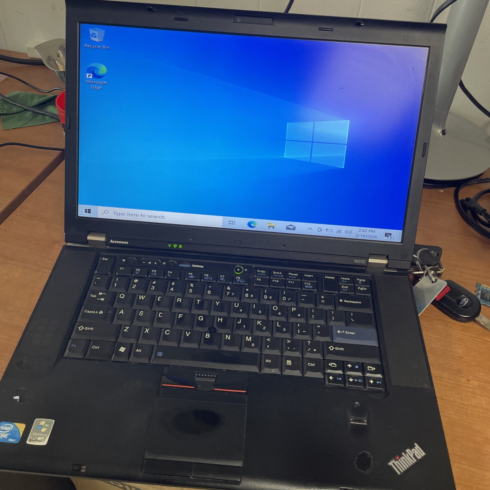 lenovo thinkpad W510 Intel Core I7 4th Gen 500GB HDD 8 GB RAM Windows 10 PRO