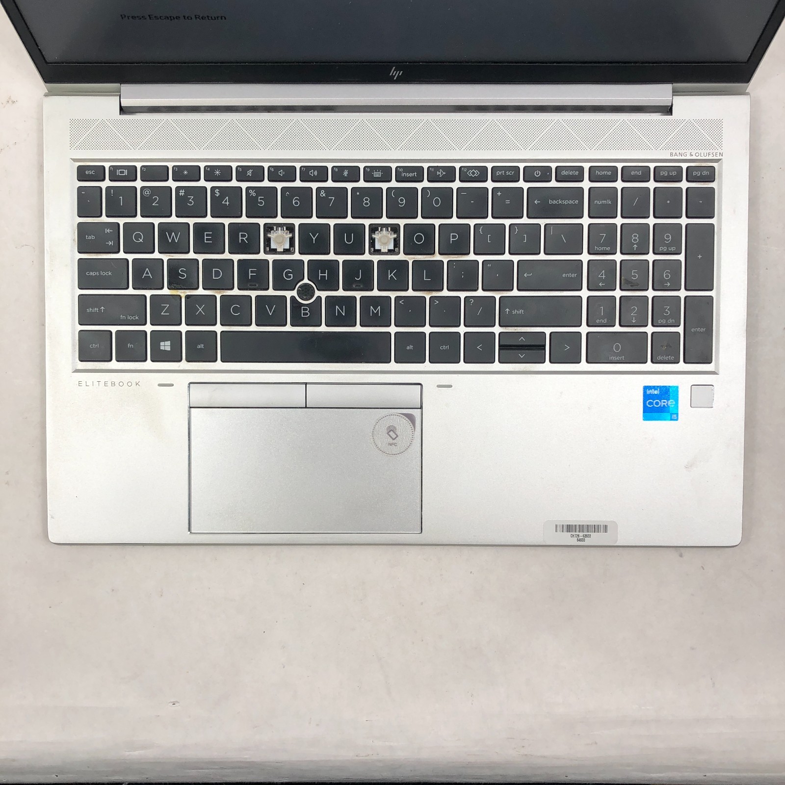 HP EliteBook 850 G8 Intel Core i5-1145G7 @ 2.60GHz 16GB RAM 512GB SSD *READ*