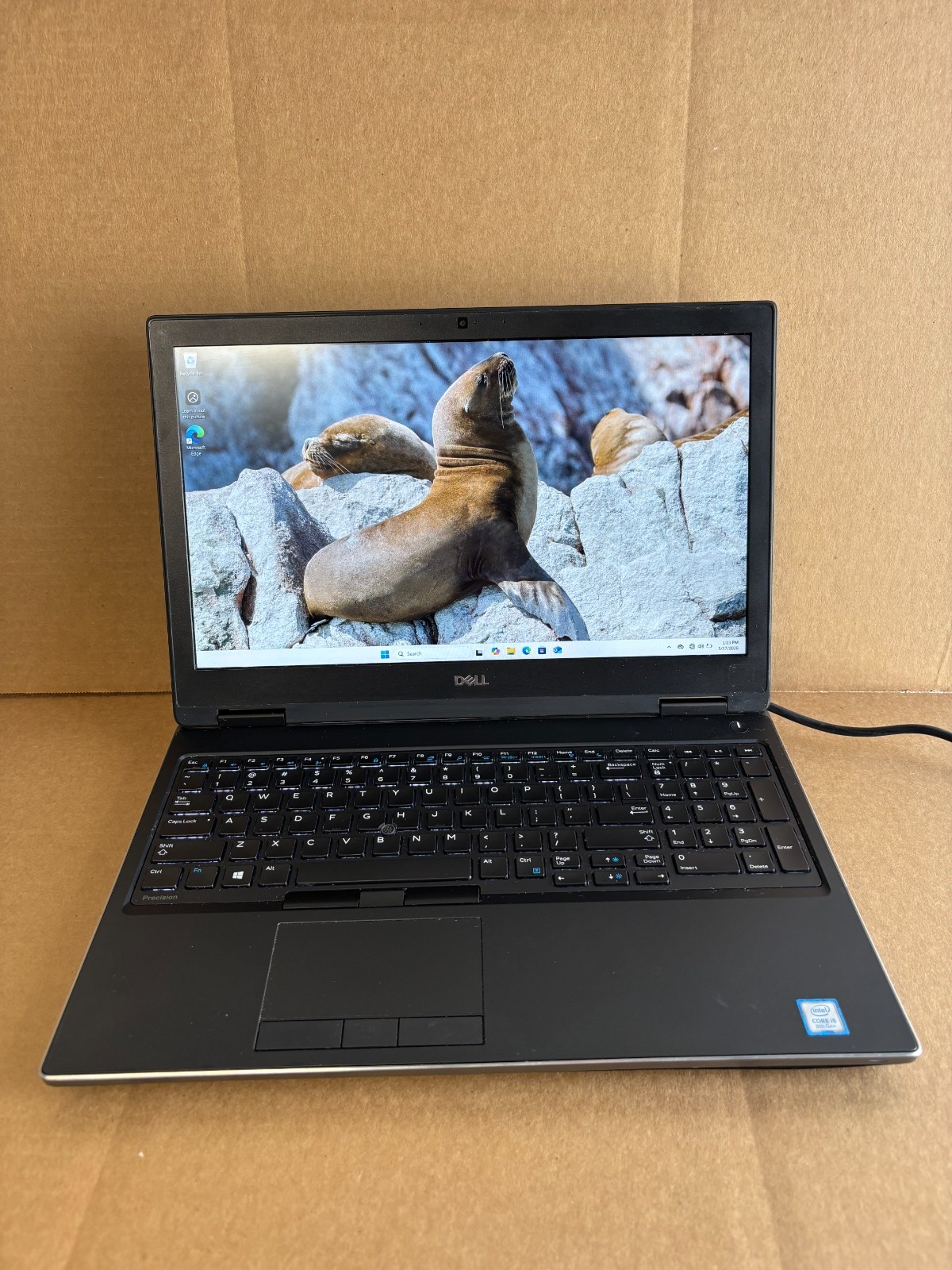 DELL PRESICION 7530 i5-8400M 2.5GHZ RAM 32GB SSD 256GB NVIDIA P3200 BAD BATERY