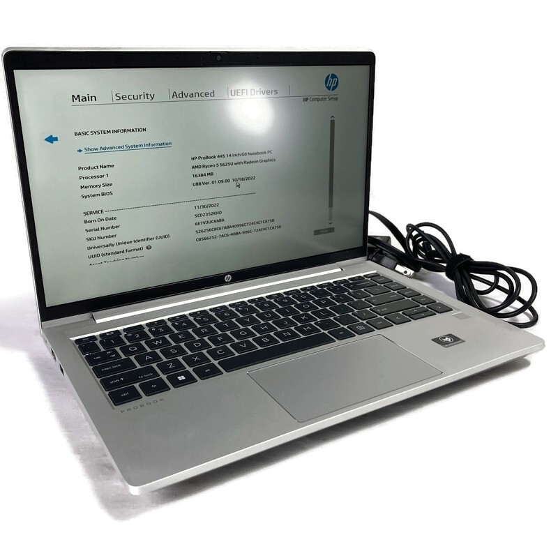 HP ProBook 445 G9 14″ Laptop Ryzen 5 5625U 2.3GHz 16GB 512GB NVMe SSD – Win 11