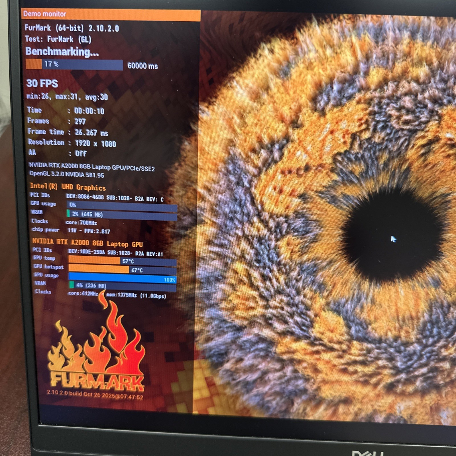 Dell Precision 7670 i7-12850HX 64GB DDR5 CAMM Memory RTX A2000 512GB SSD