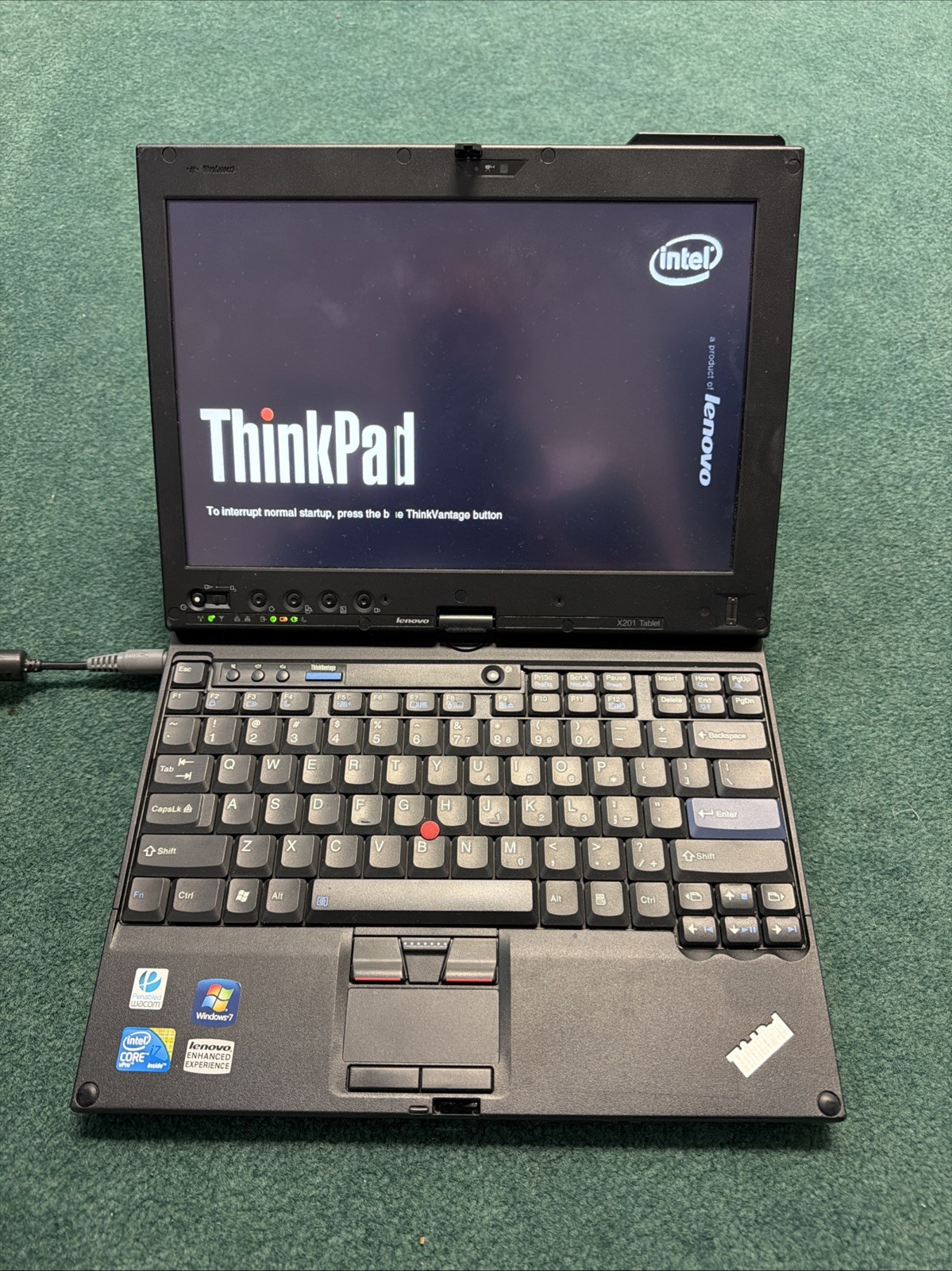 Lenovo ThinkPad X201 Tablet: Touch 12.1″/ i7-2Ghz CPU / 4Gb RAM / NO HD