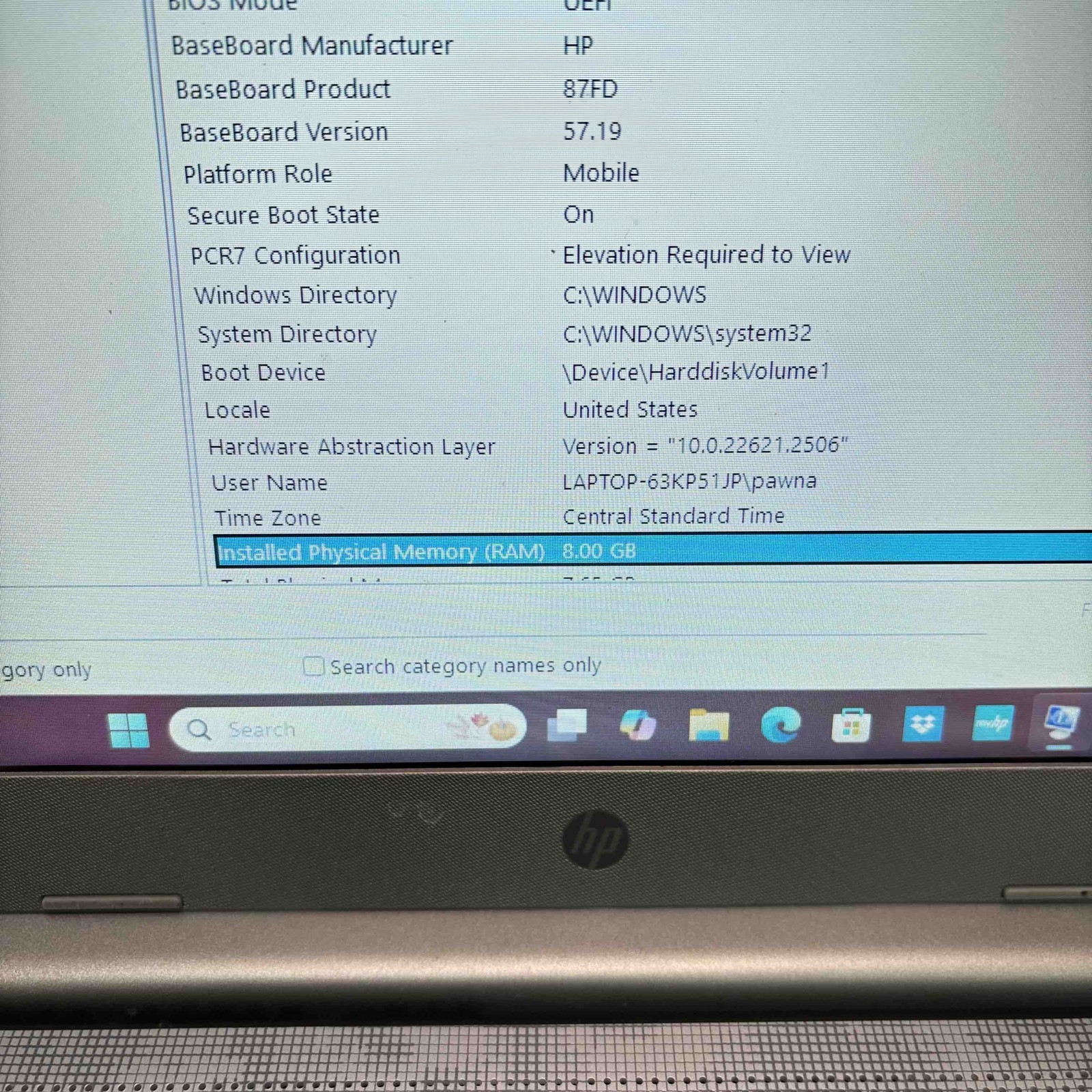 HP 14-DQ2088WM Win 11 Core i5-1135G7 2.4GHz 8GB RAM 256GB SSD 14″