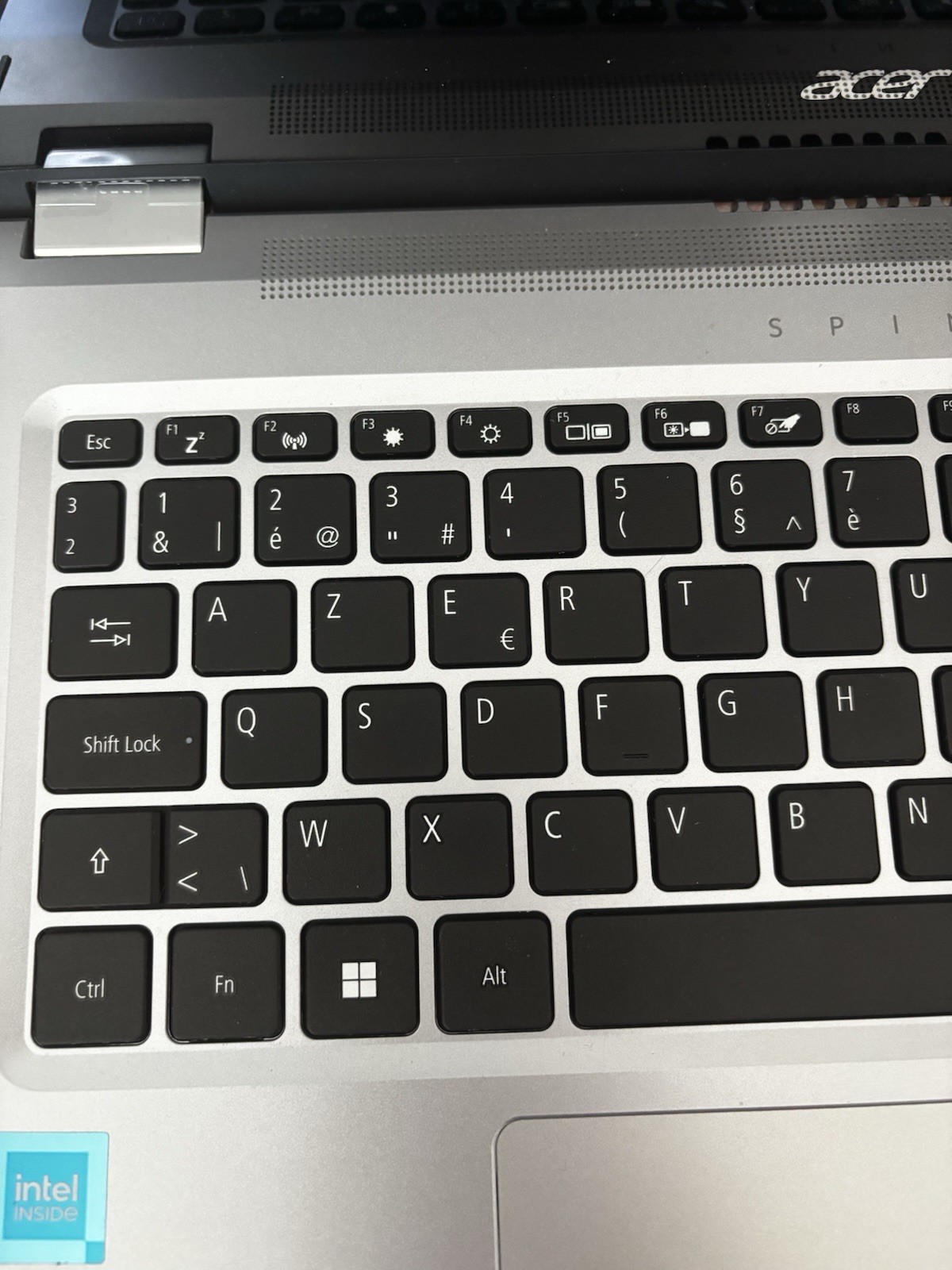 Acer Spin 1 Sp114-31 14 Laptop International Silver AZERTY Keyboard