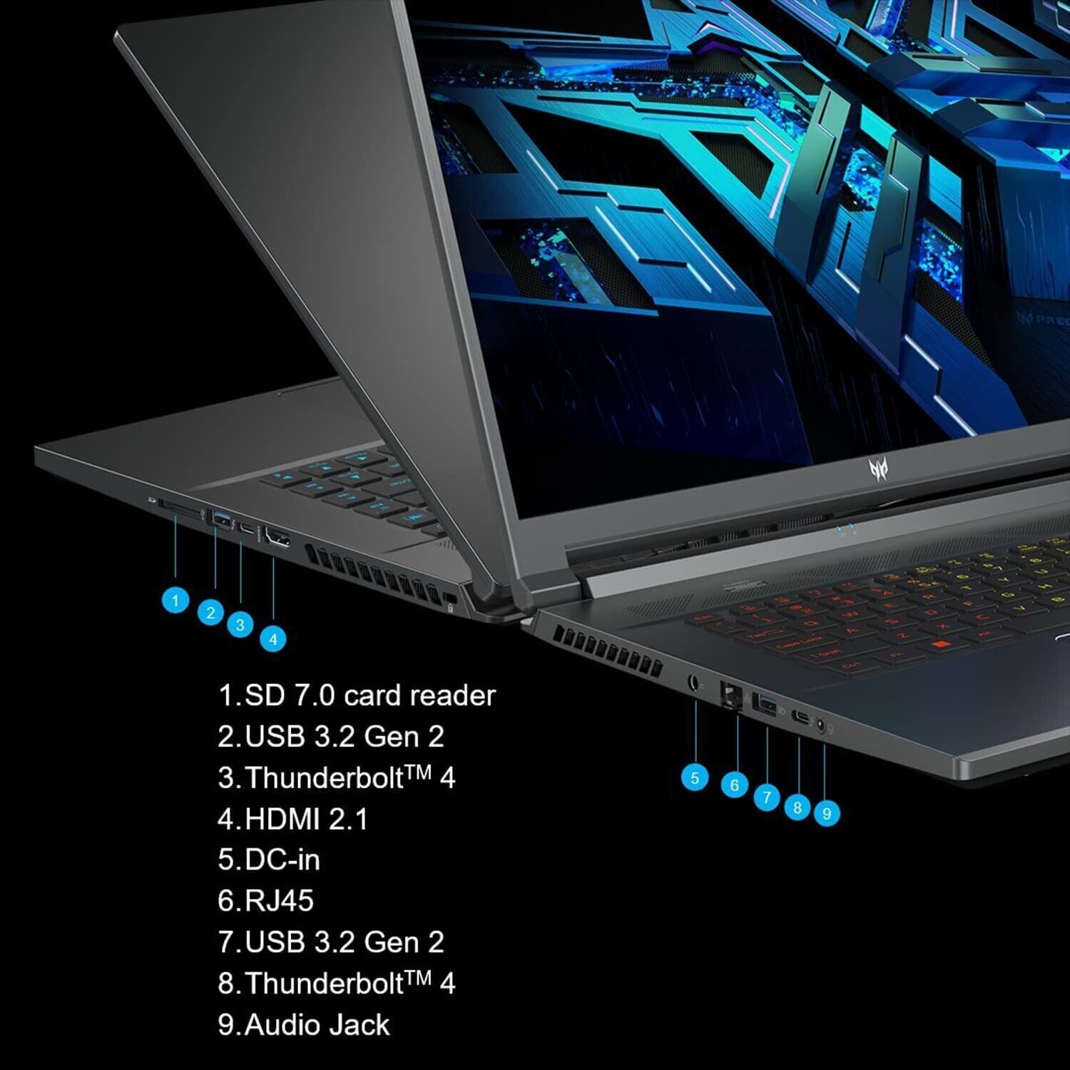 Acer Predator Triton 500 SE Gaming Creator Laptop i9 RTX 3080 TI 16″  32GB 1TB