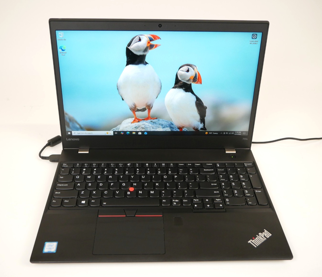 Lenovo ThinkPad P51s Intel i7-6500U @2.5GHz 8GB 256GB Quadro M520 15″ Laptop#C33