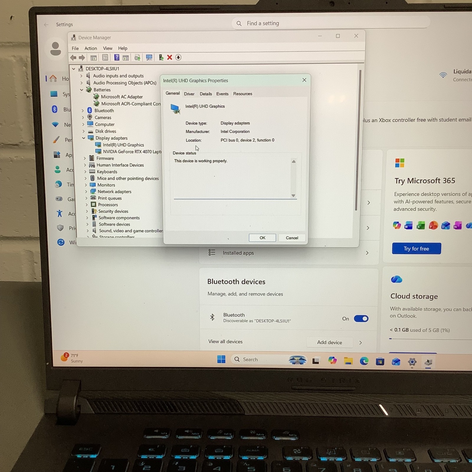 Asus ROG Strix G16 Laptop- (G614J) 13th Gen Core i9 32GB RAM 1TB SSD 8GB
