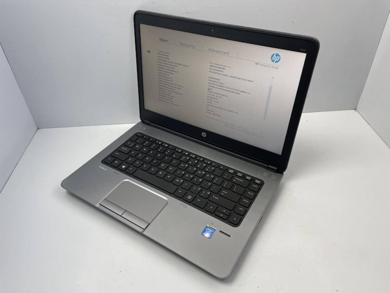 HP PROBOOK 640 G1 Laptop w/ INTEL CORE i5-4300M 2.60 GHZ + 16 GB | No HD / OS