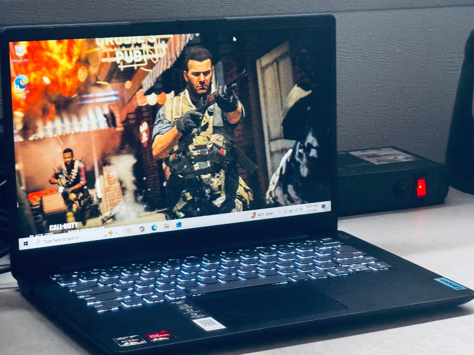 Lenovo IdeaPad Gaming Laptop-AMD Ryzen 5-12GB RAM-256GB-2GB VIDEO-12hr. Battery