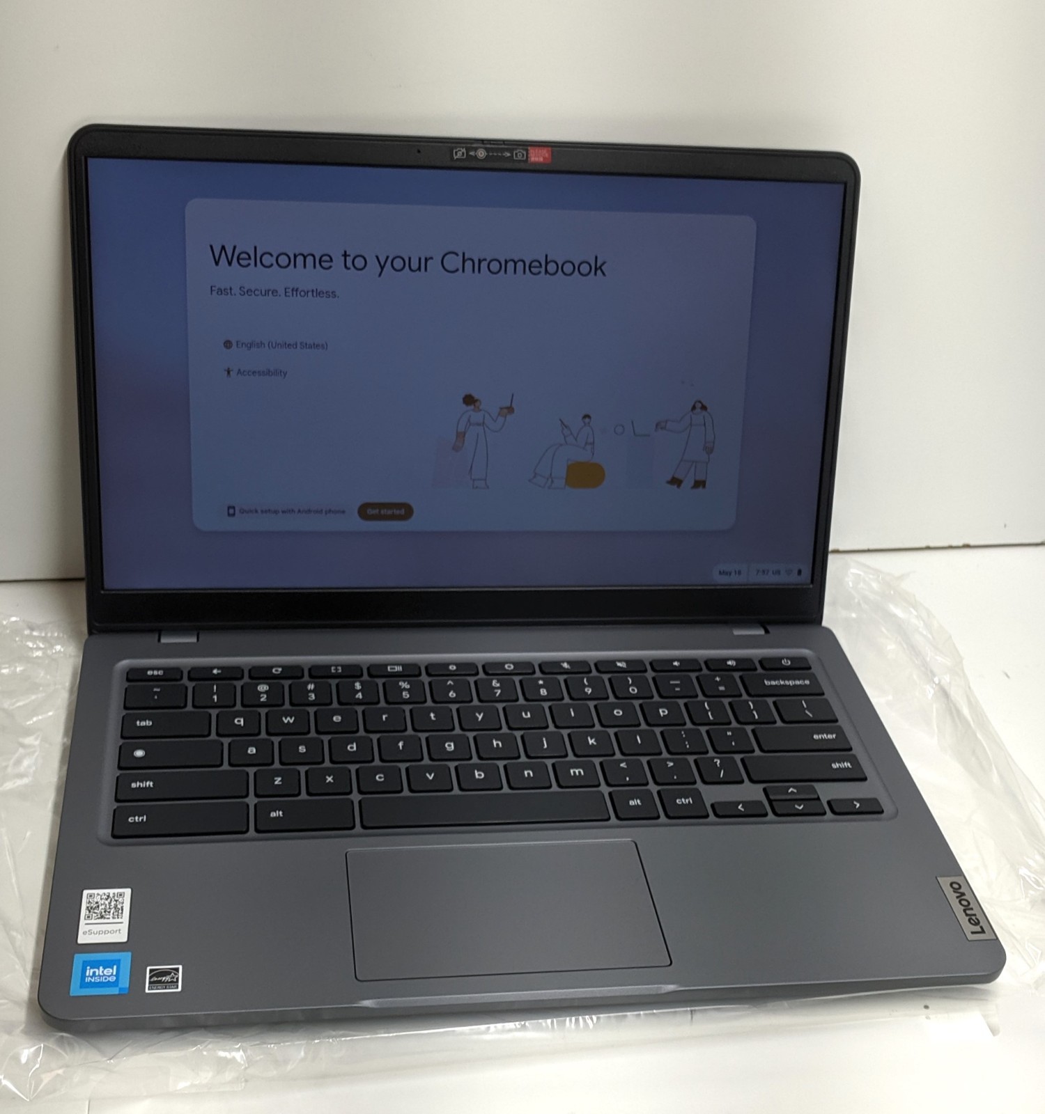 4 Lenovo IP Slim 3 Chrome 14IAN8 14″ N100, 4GB, 64GB EMMC Bundle