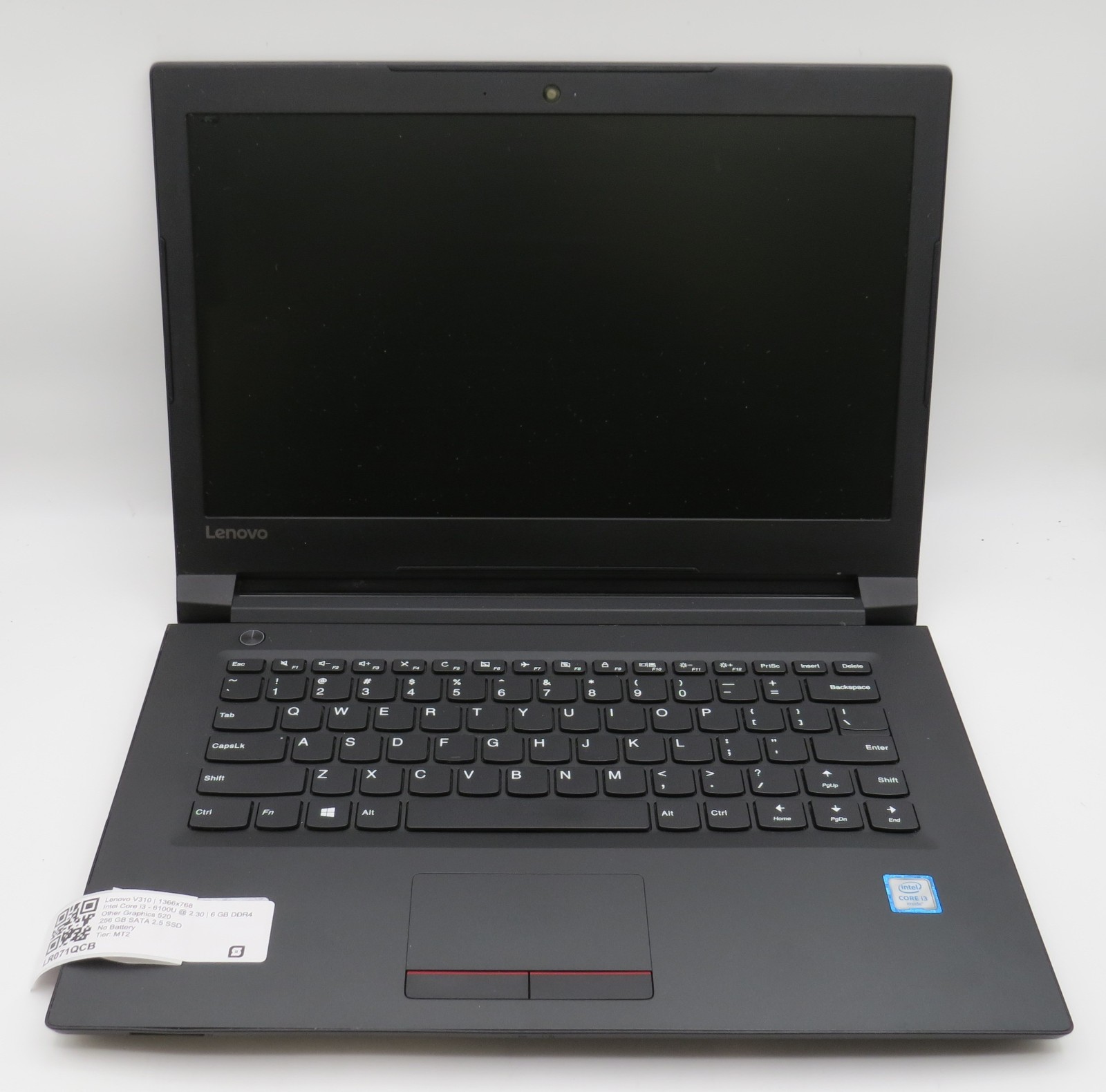 Lenovo V310 i3-6100U @ 2.3GHz 6GB DDR4 256GB SSD No OS/AC/Battery