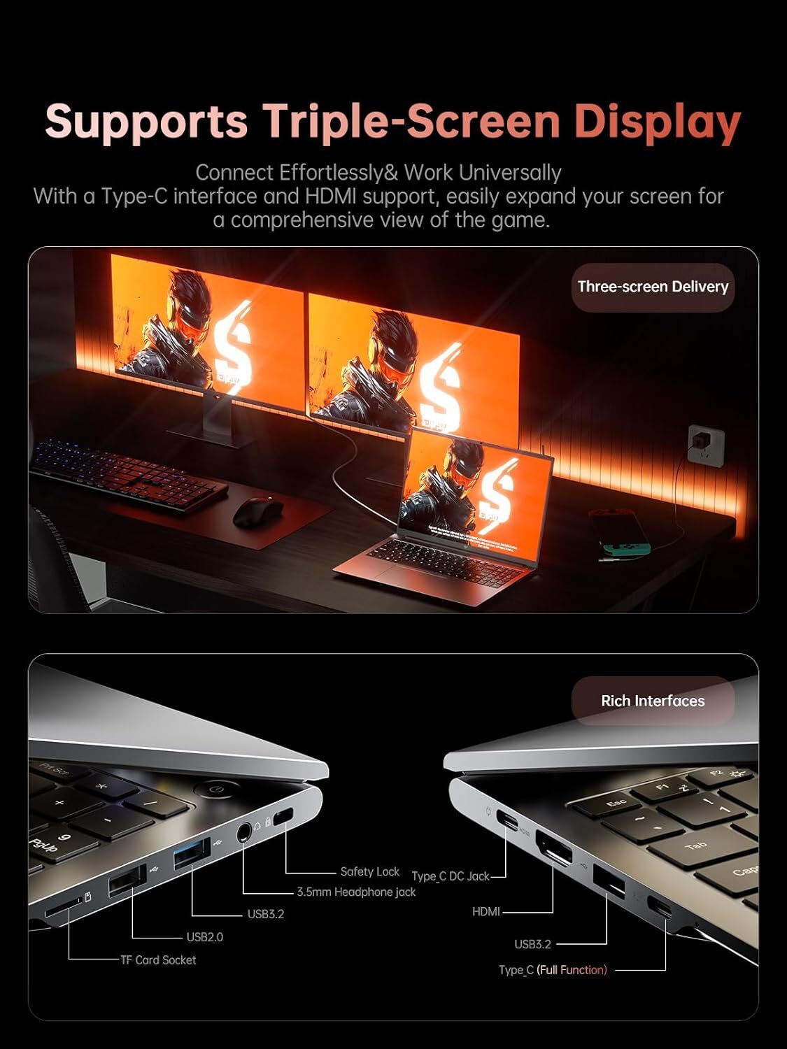 ACEMAGIC 16″ FHD Laptop AMD Ryzen 9 6900HX 16GB LPDDR5 512GB SSD Windows 11 2026