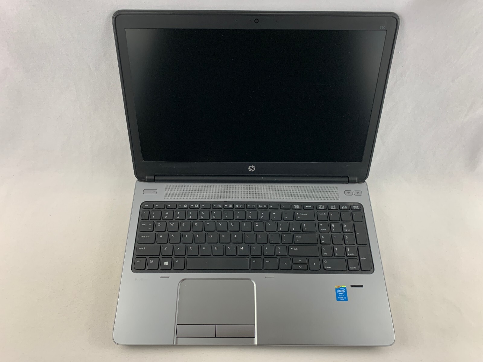 HP ProBook 650 G1 Laptop For Parts or Repairs, Powers On, Cracked Screen