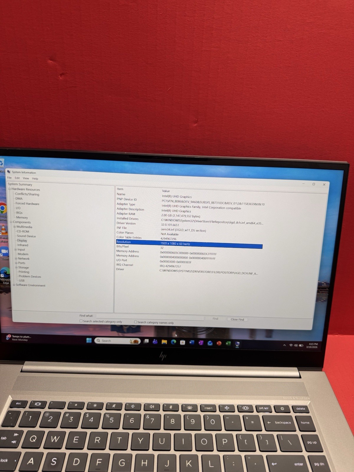 HP ZBOOK Studio 15.6” G8 Mobile Workstation 11th i7 11850H 2.5GHz 32GB RAM 1TB