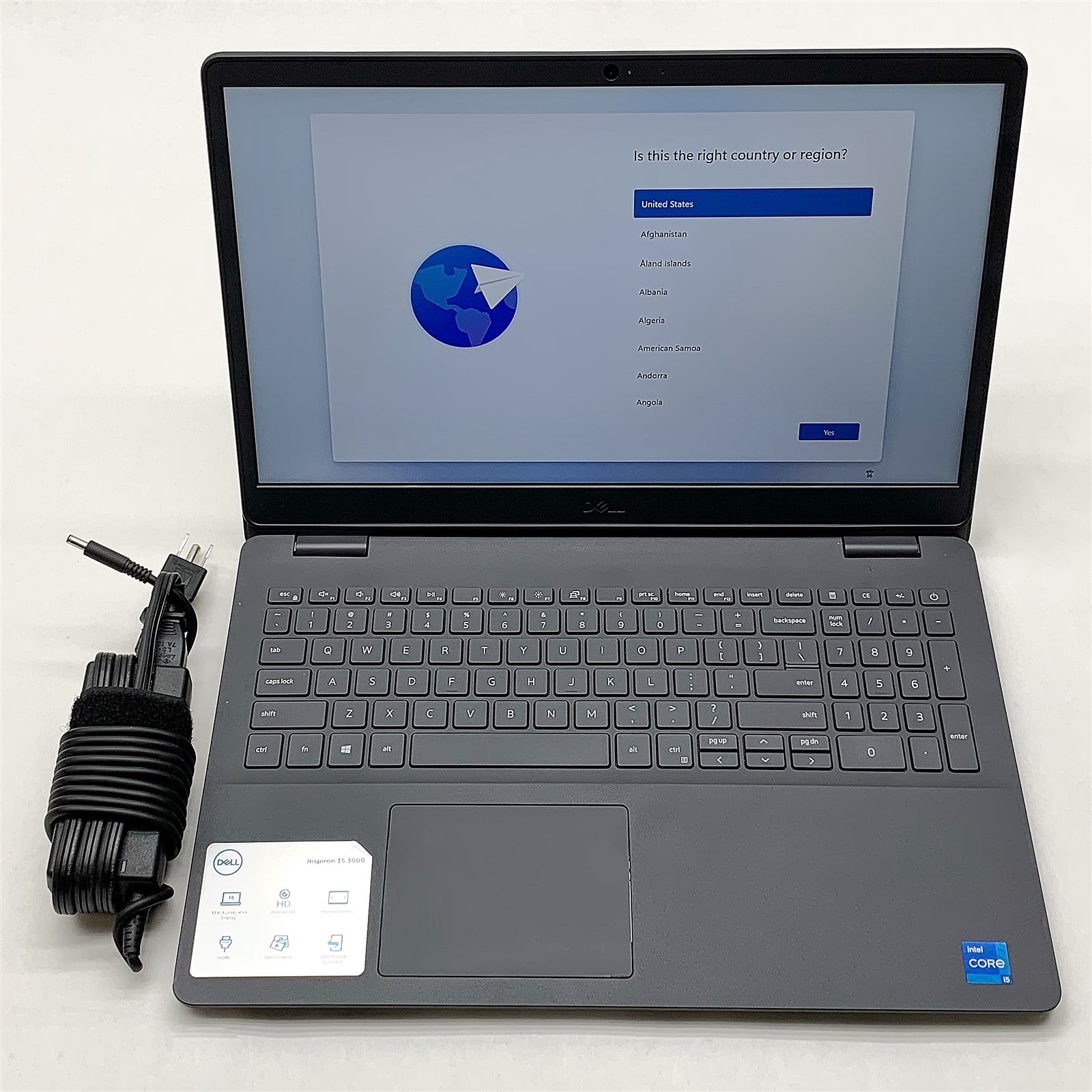 Dell Inspiron 3501 Laptop i5 1135G7 2.40GHZ 15.6″ FHD 16GB 512GB NVMe Windows 11