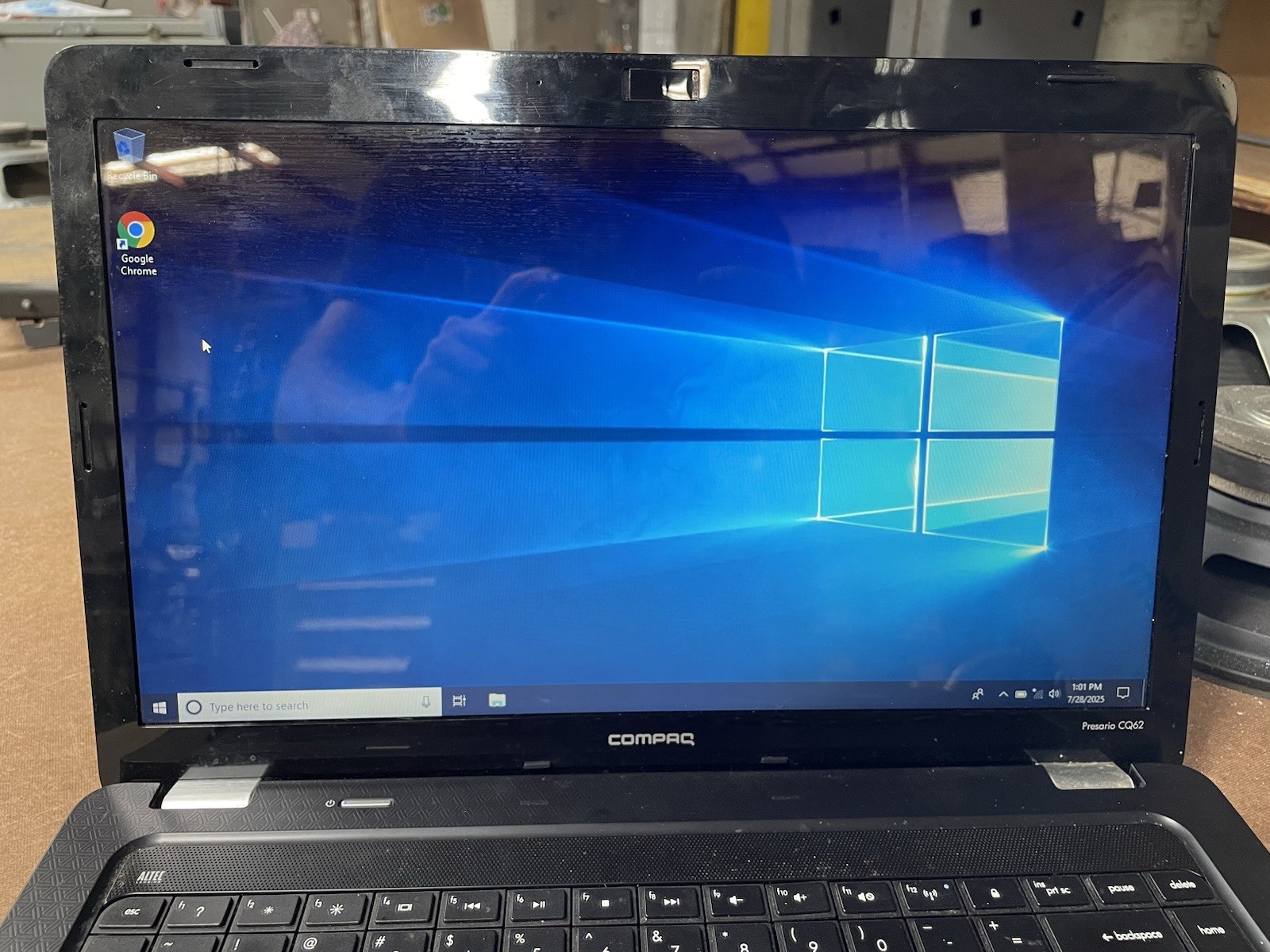HP Compaq Presario CQ62 15.6” WINDOWS 10 Intel Celeron 900 4gb Ram 420gb SSD
