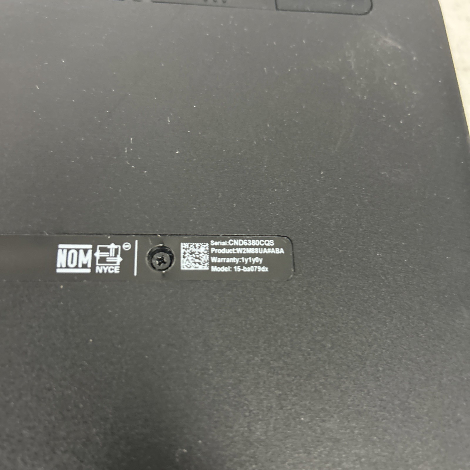 HP 15-BA079DX | AMD A10-9600P | 128GB | 6GB |