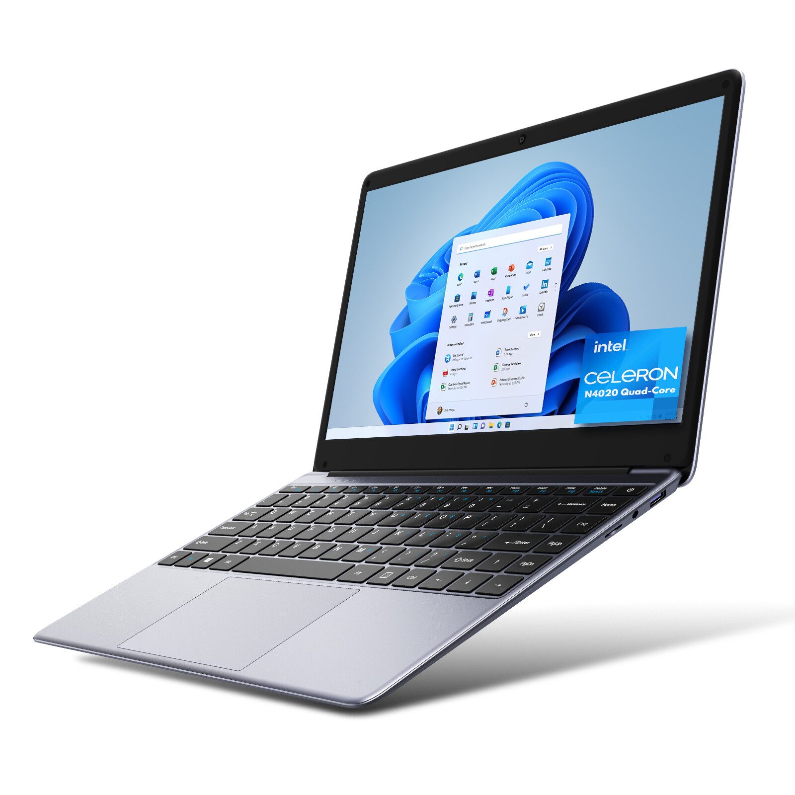 CHUWI- 14.1″ Laptop – Intel Celeron 2.8GH- 8GB Memory – 256GB SSD-HDMI Gray