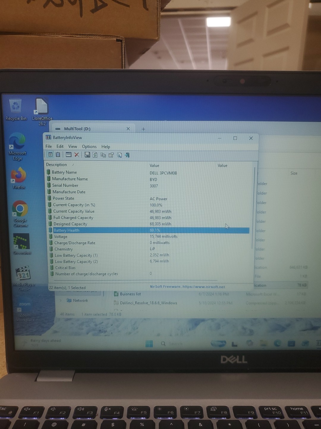 Dell Precision 3550 Laptop – i5-10310U 8GB 256GB SSD 15.6″ 051526-3
