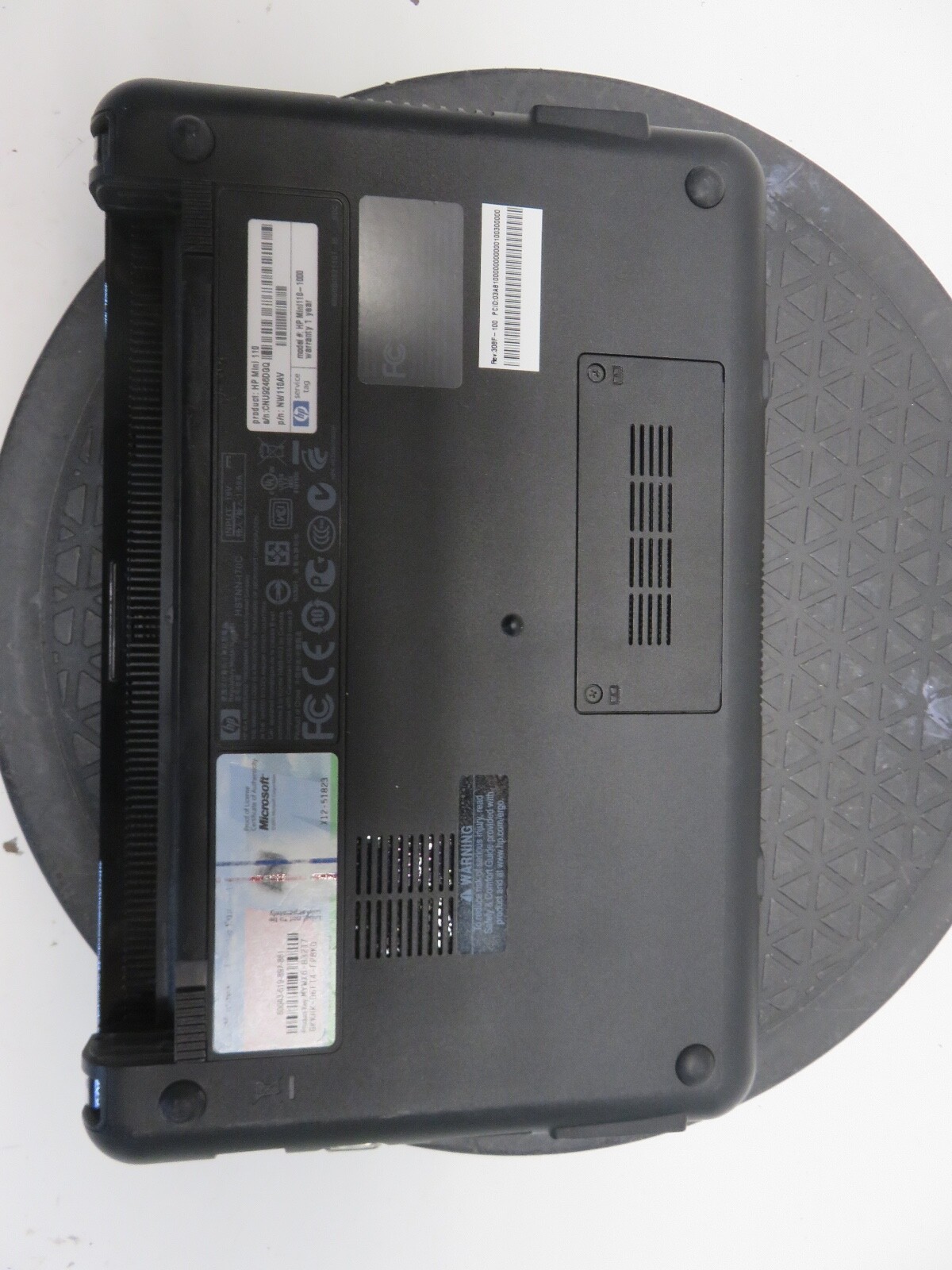 HP Mini Intel Atom N270 1.6GHz 1024 MB NO HDD No Batt
