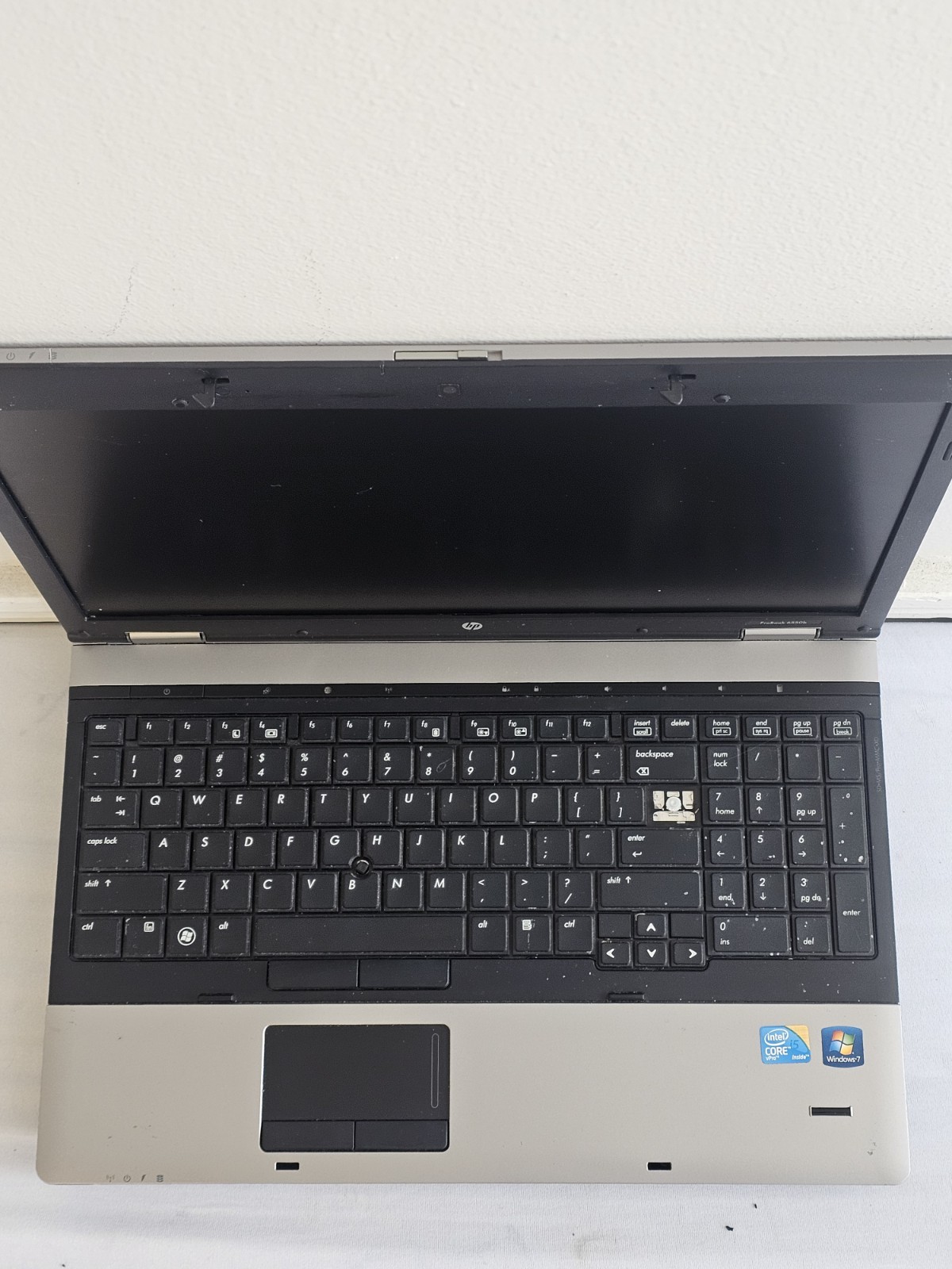 HP ProBook 6550b Laptop – Intel i5-M520 – 8GB RAM – BAD BATT – Parts/Repair READ