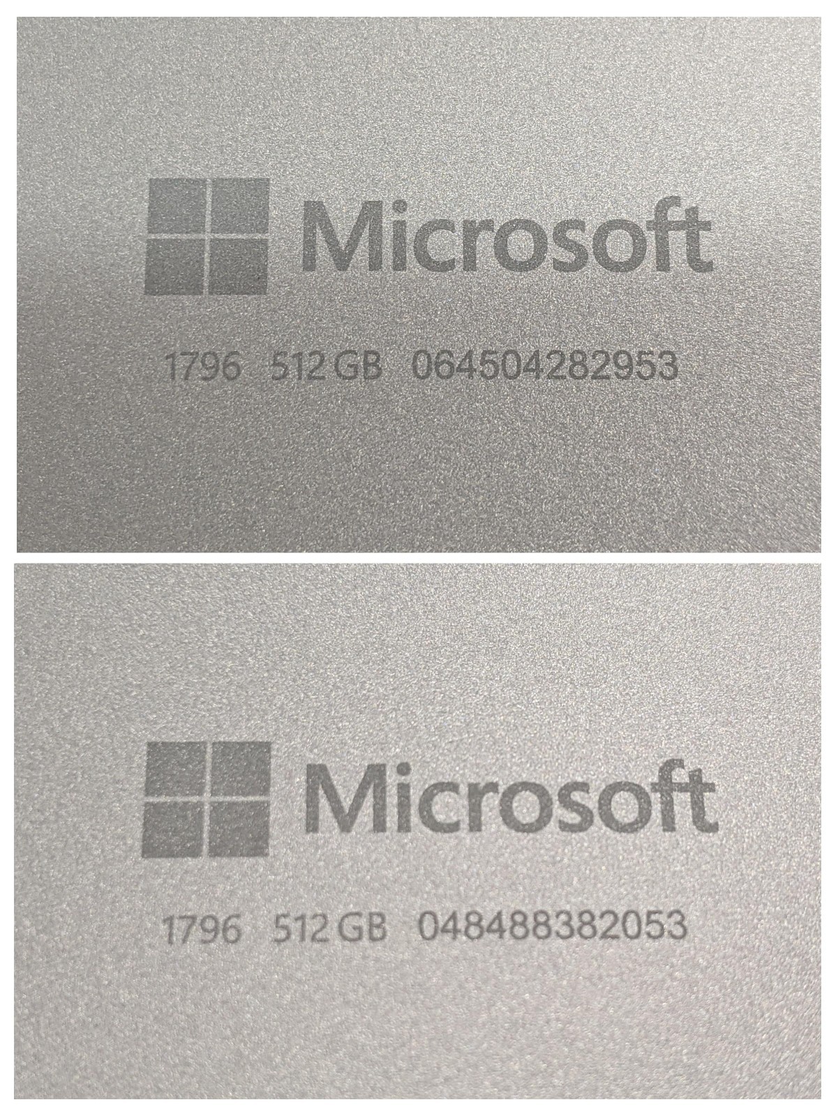 LOT of 2 MS Surface Pro 1796 12.3″2736×1824 TOUCH i7-7 2.5GHz 16GB 512GB SSD 11P