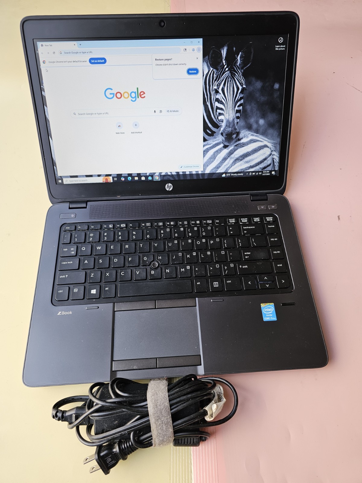 HP ZBook 14 Intel Core i7-4600U 16GB RAM 750GB HDD WEBCAM BACKLIT 1600X900