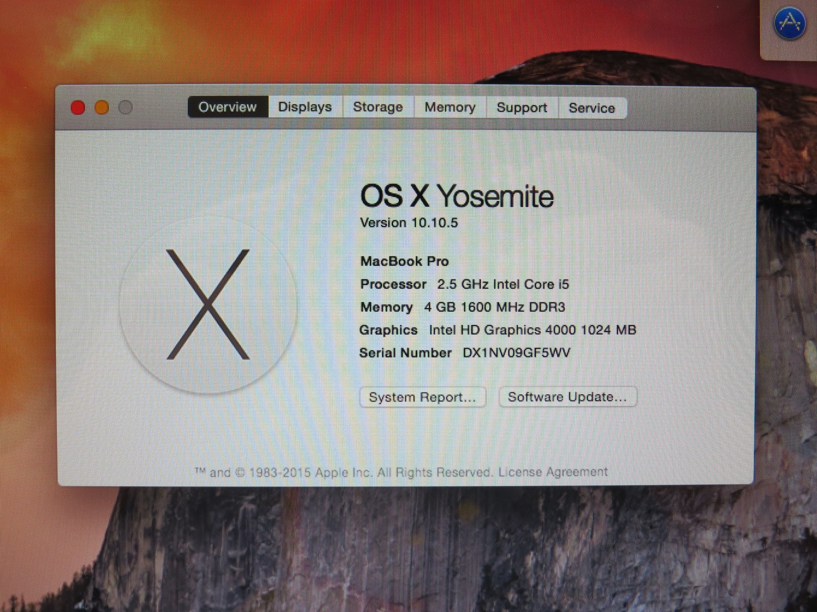 Apple MacBook Pro A1278 | i5-3210M @ 2.5GHz | 4GB DDR3 | HD 4000 | 13.3″ Display