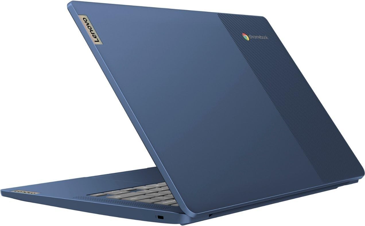 Lenovo IdeaPad Slim 3 Chromebook – 14″ FHD Touchscreen 64GB eMMC, 4GB RAM, Blue