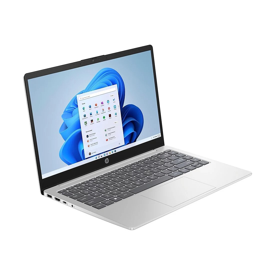 HP Laptop 14″ FHD IPS Laptop Intel Pentium N200 4GB 128GB Silver 7L5V6UA