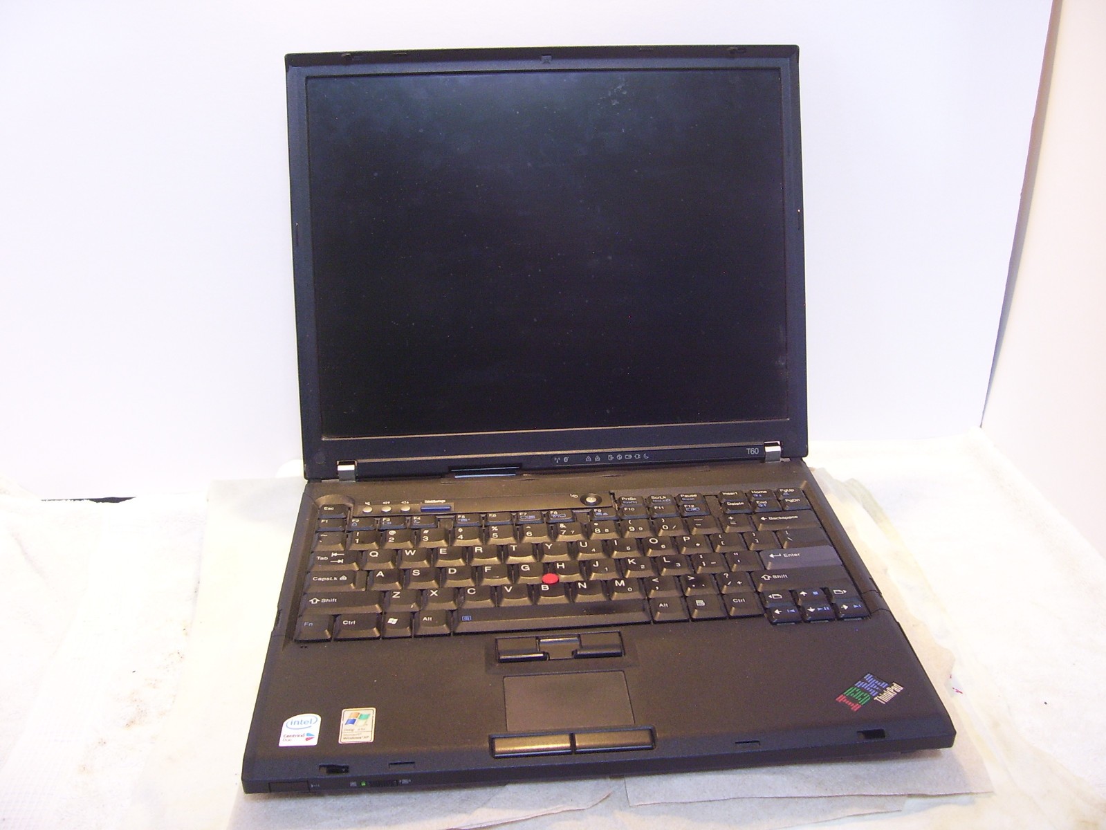IBM Lenovo Thinkpad T60 Laptop, Windows 10 120GB SSD, 3GB RAM, 2GHz CPU, 14″ 4:3