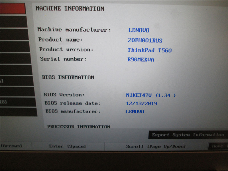 Lenovo Thinkpad T560 Intel Core i5-6360U 2.4 GHZ 16 GB RAM 500 GB HDD 15″