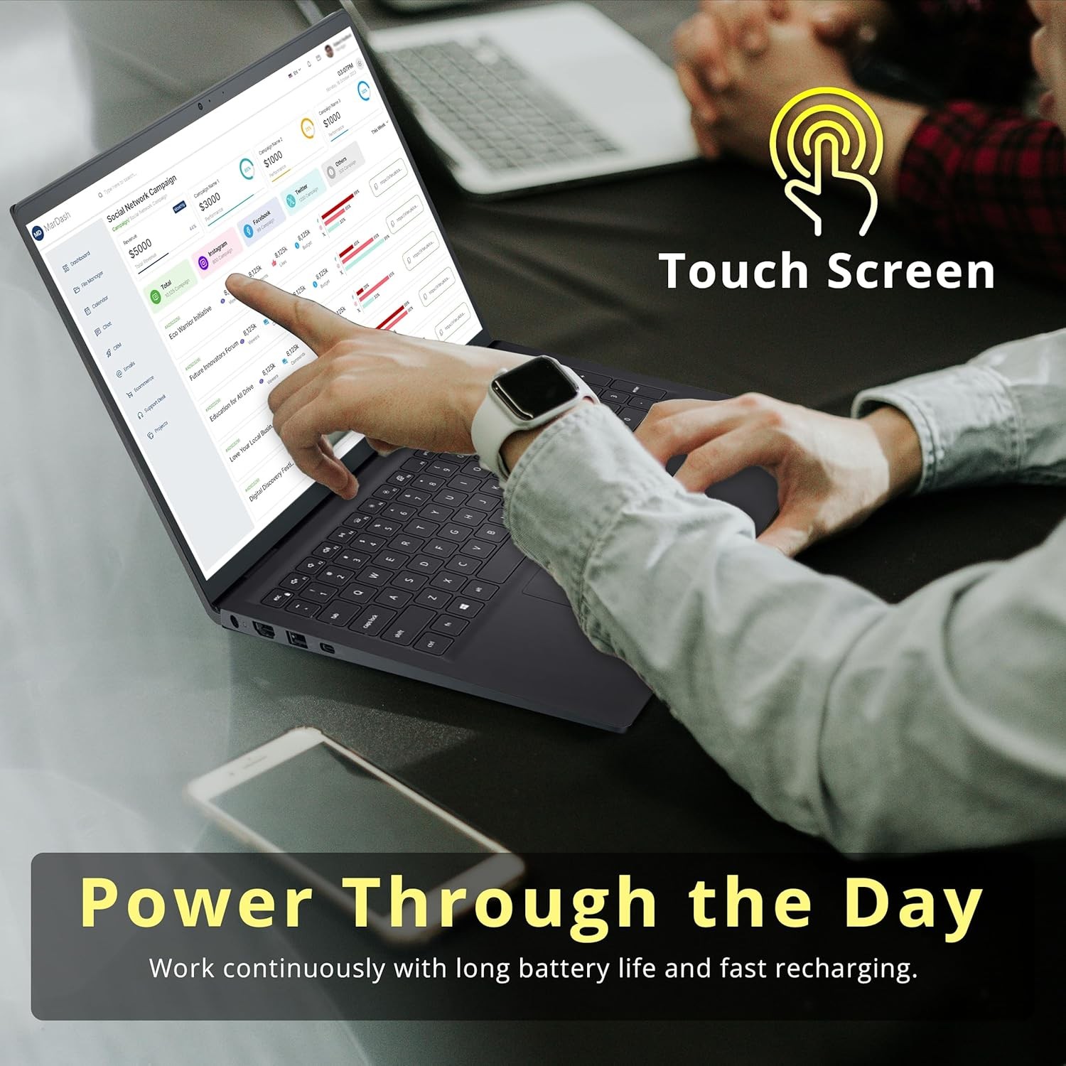 Dell Inspiron, 15.6″ FHD Touchscreen Laptop Computer Core i5-1334U 32GB RAM 1TB