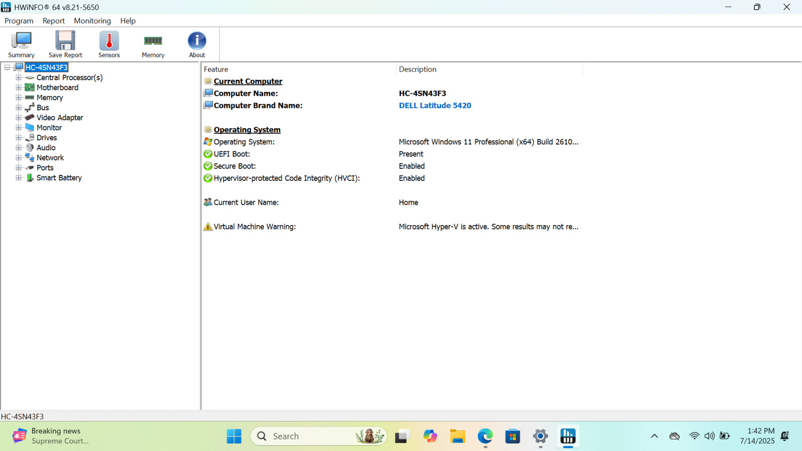 DELL Latitude 5420 Laptop, 14″ HD, i5-1145G7, 16GB, 256GB SSD *Please READ*