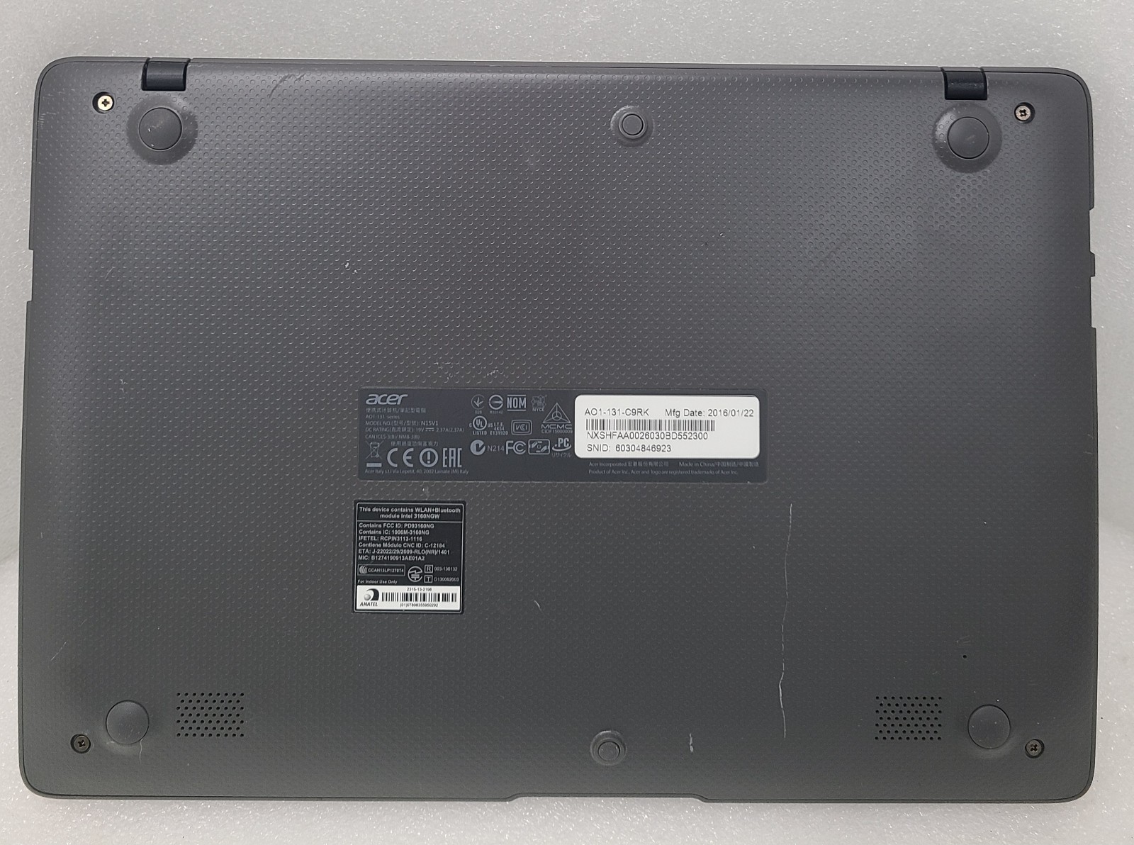 Acer Aspire One Cloudbook 11 Laptop Intel Celeron N3050 2GB 32GB eMMC NO OS (FL)